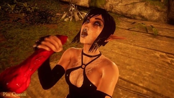 Sexy Elf is Stretched Wide By Big Werewolf Cock [Werewolf]