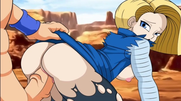 Android 18 Surprised With A Cock Dragon Ball Hentai [Cartoon, Dragon Ball, Hentai]