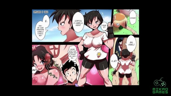 Videl Brings Her Friend Over for a Steamy DBZ Threesome with Gohan [Anime, Cartoon, Comics]