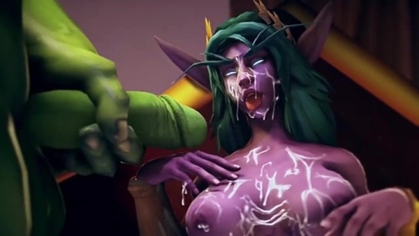 Tyrande Whisperwind Is A Cumslut [World of Warcraft]