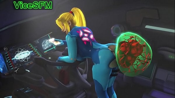 Sexy Blonde Samus Aran Fucking With a Monster Cock [3D, Hentai, Metroid]