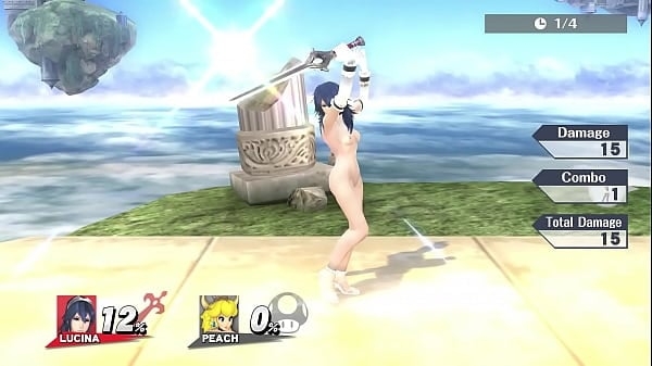 Sm4Sh Nude Mods - Naked Lucina Showcase 1080P 60Fps [3D, Fire emblem, Super Mario]