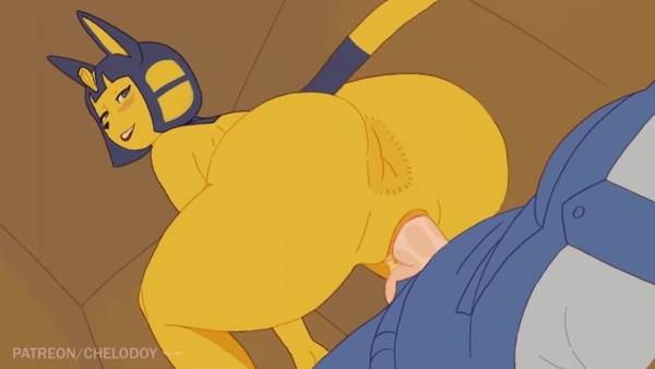 Animal Crossing - Sexy Ankha - Part 1 [Animal crossing]