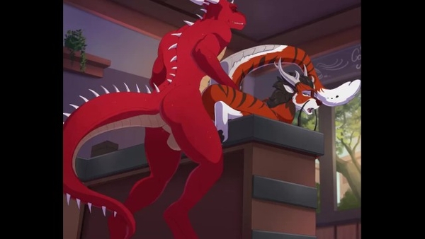 Two Dragons Sex [3D, Dragon, Furry, Scalie, Yiff]