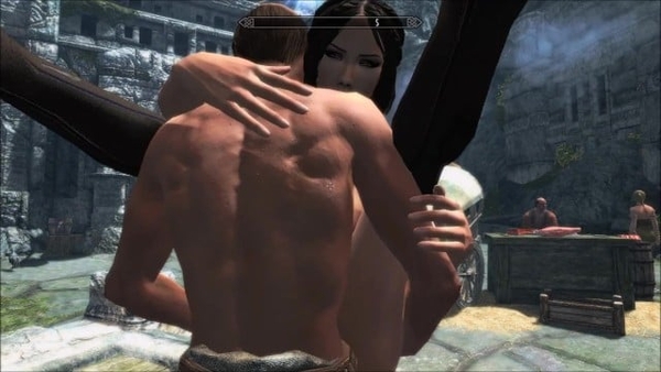 Serana takes care of the Homeless [Skyrim]