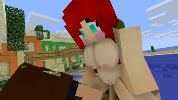 Minecraft Beach Sex and Blow Job [Minecraft]