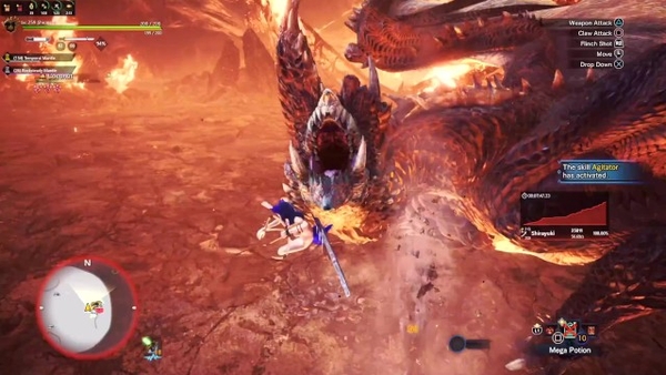 Naked heroine fights in Monster Hunter World [Cartoon, Monster, Monster hunter world]