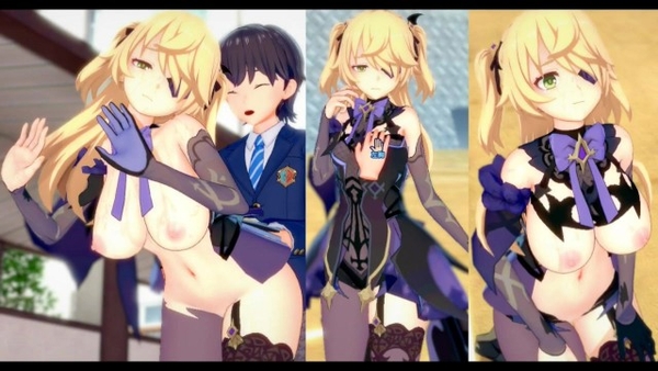 3dcg [hentai Game Koikatsu Genshin Fischl(anime 3dcg Video)] [3D, Games, Genshin Impact]