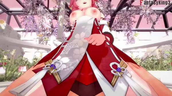 Yae Miko Having Sex 2 Genshin Impact Full and Full POV Version On Ptrn And Sheer: Fantasyking3 Step, Ahegao Pink Haired [Genshin Impact, Incest]
