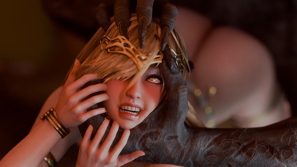 Marika Vs Werewolf [Madcat] [3D, Elden Ring, Werewolf]