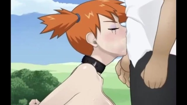 Teenager Whore Misty Skullfuck And Swallow Semen After Losing A Pokemon Battle [Hentai, Pokemon]