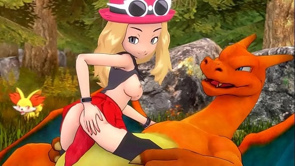 Serena Catching A Crazy Charizard [Furry, Hentai, Pokemon]