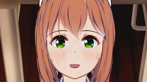 Ddlc Monika Sucks You Off After Creampie [Ahegao, Hentai, Uncensored]