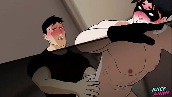 Young Justice Super Boy Vs Nightwing - Bara Yaoi [Anime, Yaoi]