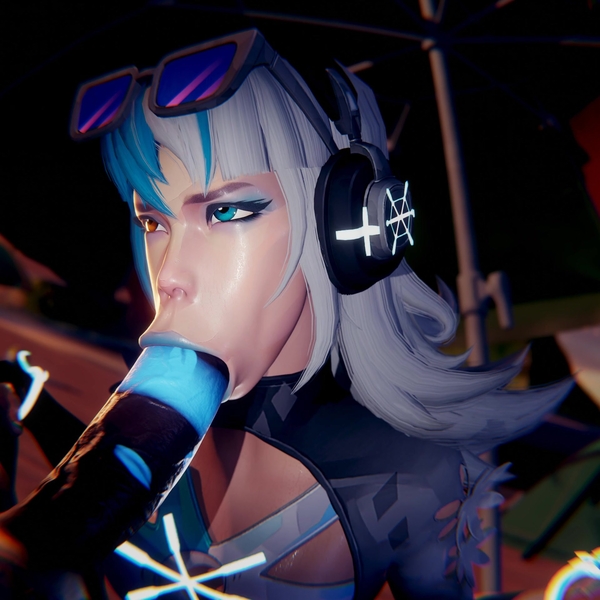 Summer Luna Snow Blow (Black) [Nokeb] [3D, Marvel, Marvel Rivals]