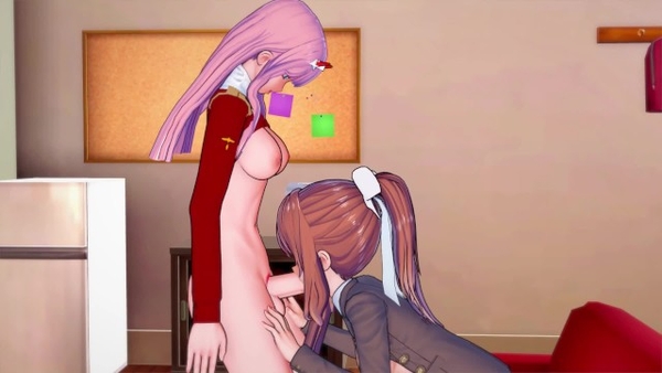 Futa Zero Two Pretty In The Franxx Fucking Futa Monika Ddlc POV+Taker POV [Darling in the Franxx, Futanari]