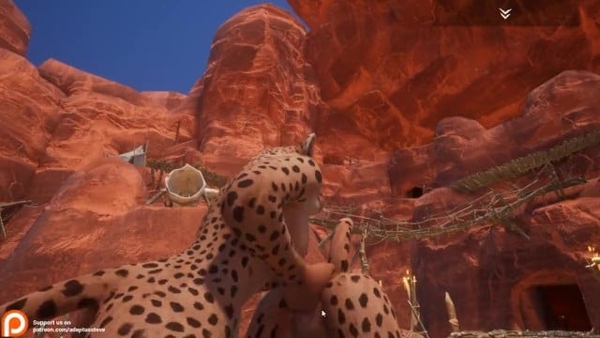 Wild Life game animation yiff sex furry lesbian leopards women 3d monsters [Furry, Games, Yiff]