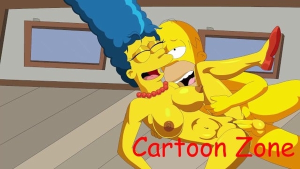 Marge and Homer Simpson Hardcore Fucking During Honeymoon [Cartoon, The Simpsons]