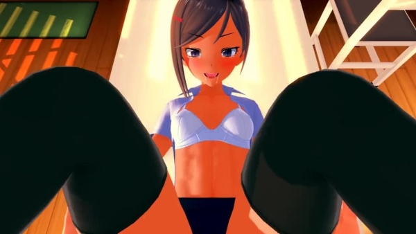 Uehara Ayaka - wild girl from Dumbbell Nan Kilo Moteru? penetrated from POV [Cartoon, Games, Uncensored]