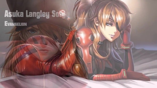 Asuka Langley Sohryu - Redhead slut loves to play with your cock and balls in femdom CBT hentai porn [JOI]