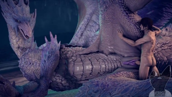 Elder Dragon Fun By Twitchyanimation [3D, Dragon, Hentai, Scalie]