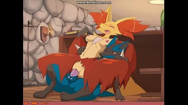 Delphox Fucked By Lucario Anime [Furry, Pokemon]