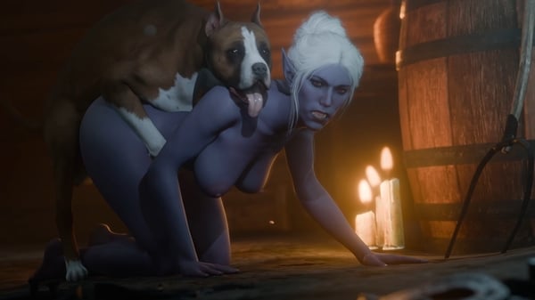 Minthara Vs Dog [Madcat] [3D, Baldurs Gate 3]