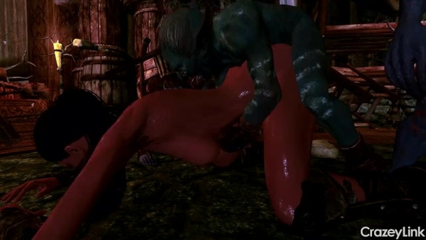 Horny Skyrim Girl Gets Gangbanged By Goblins in the Dungeon [3D, Skyrim]
