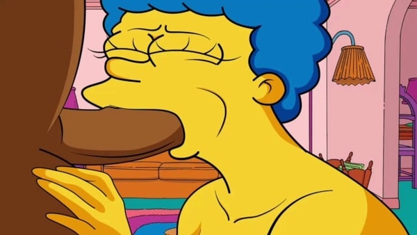 Marge Sucks A Black Cock The Simpsons [Dark skin, The Simpsons]