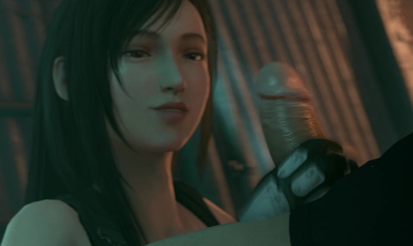 Tifa Handjob [GreatM8][1080P] [3D, Artists, Final Fantasy]