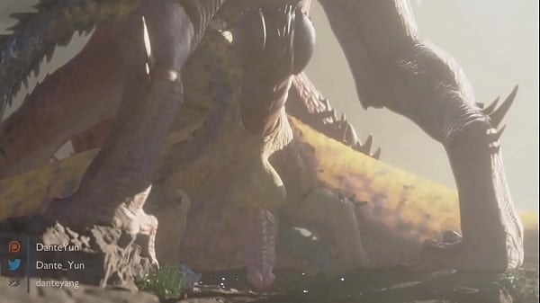 Creature Hunter Ferals Animation Fuck Fantasy Animals Part 2 [Monster, Monster hunter world, Yaoi]