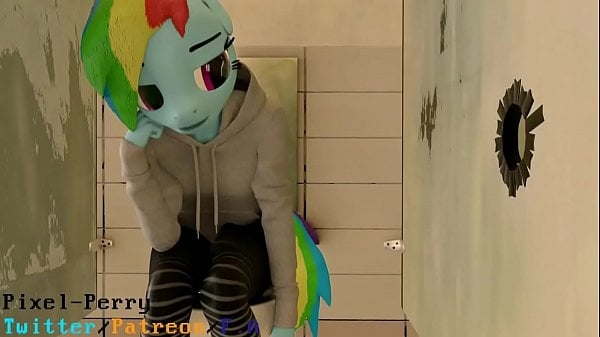 Futanari in Toilet Sexy Sucking [Futanari, My Young Pony (MLP), Yiff]