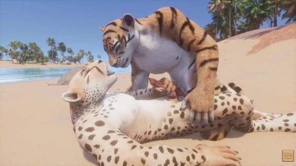 Tough Life Sexy Gay Furry Porn (tiger and Leopard) [Furry, Wild Life, Yaoi]