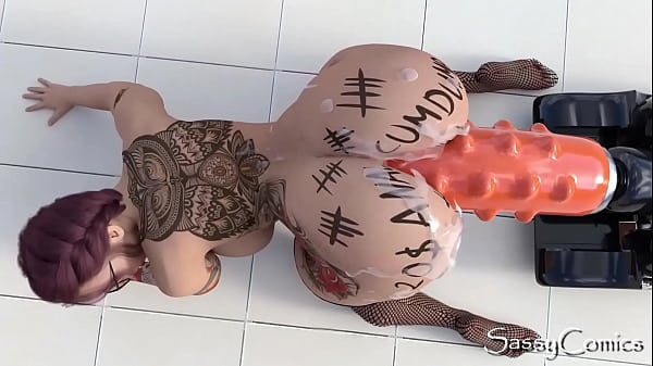 Extreme Monster Dildo Anal Fuck Machine Asshole Stretching - 3D Animation [3D, Monster]