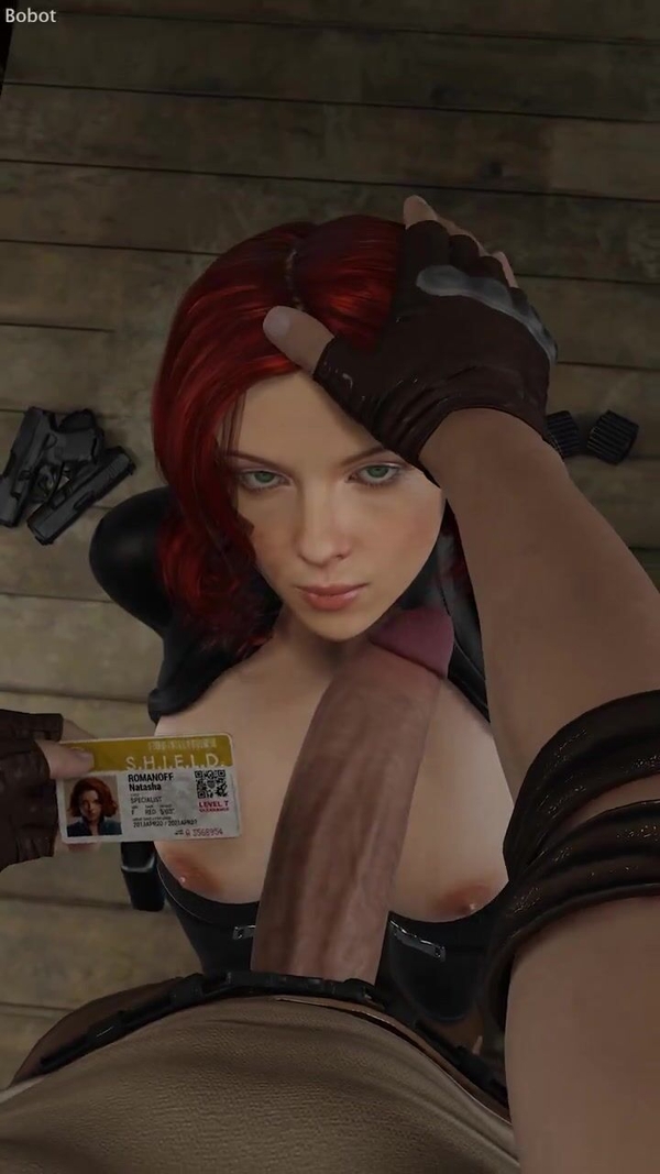 Black Widow Blows Massive Cock [3D, Marvel, Marvel Rivals]