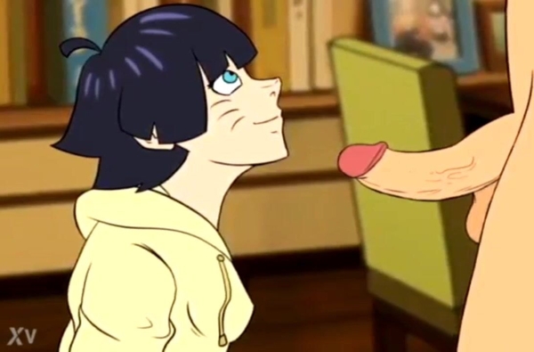 Himawari Deapthoating Her Brother Boruto [2D, Naruto]
