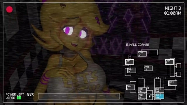 Trapped by Foxy on Night 4 [3D, Anime, FNAF]