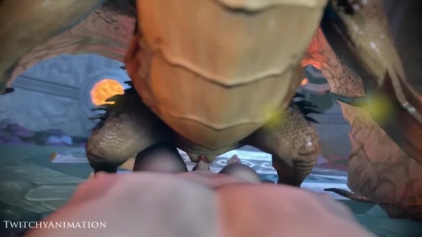 Coitus With A Dragon [3D, BDSM, Dragon]