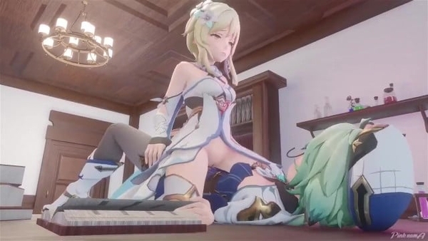 Genshin Impact A Night in Mondstadt - Happy incident [Cartoon, Genshin Impact, Hentai]