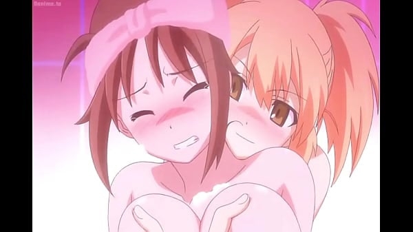 Issho Ni Training Ofuro: Bathtime With Hinako and Hiyoko - Yuri Scenes [Ecchi, Yuri]
