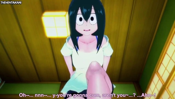 Hentai POV Feet Tsuyu Asui My Hero Academia [My hero academia]