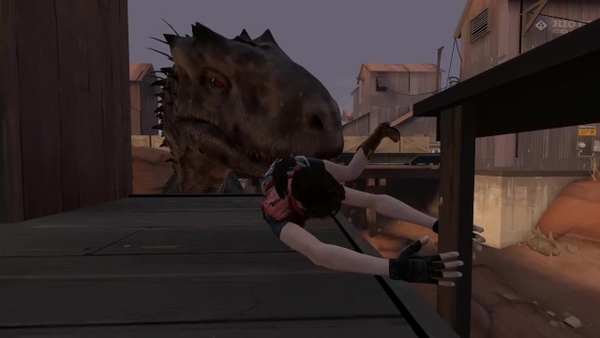 Claire Vs the I rex Vore Animation (No Sound) [Vore]