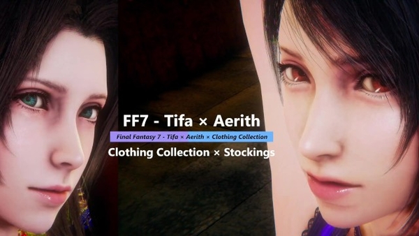 Final Fantasy 7 - Tifa Aerith Clothing Collection Stockings - Lite Version [Final Fantasy]