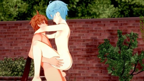 Genshin Impact Yaoi - Tartaglia and Chongyun Hardsex [Genshin Impact, Yaoi]