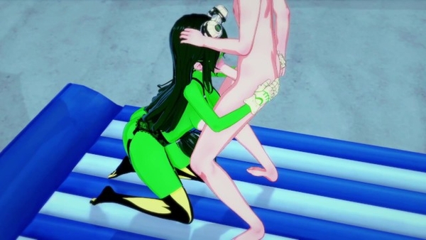 You Breed Froppy On The Beach My Hero Academia Mha Hentai Nsfw Animation English Voice Acting [Breeding, Hentai, My hero academia]