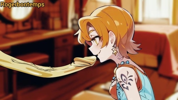 Nami Sucks Luffy Hentai Blowjob Cartoon One Piece [Cartoon, One Piece]