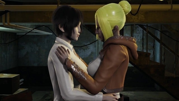Mikasa Throws Herself Kissing Annie Wildly Touch Tits/Cunnilingus/ Cumming [Asmr, Attack on Titan]