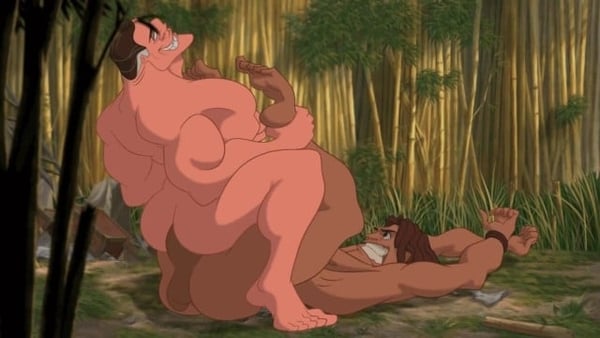 Clayton Riding Tarzans Penis [Disney, Hentai, Yaoi]
