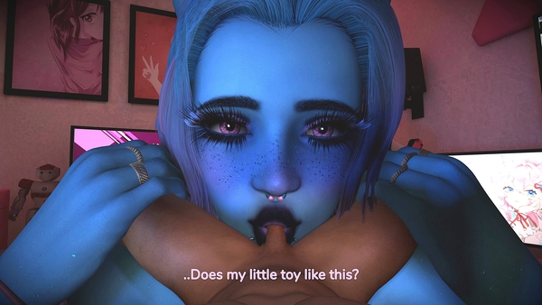 Giantess Forced Blowjob by Cute Succubus [3D, Succubus]