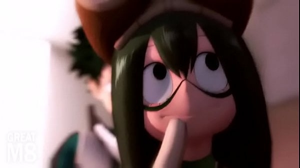 My Hero Academy: Tsuyu Asui Having Sex With Izuku Midoriya [sfm With Sound] [3D, SFM]